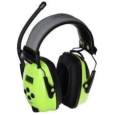 Ear Muff Radio Sync HiVis AM/FM,