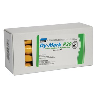 Dy-Mark P20 Paint Marker Yellow Box 12