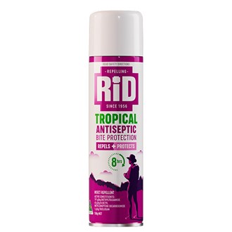 RID 150g Tropical Aerosol Antiseptic Bite Protection