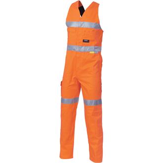 DNC Action Back Overalls Hi-Vis with reflective tape