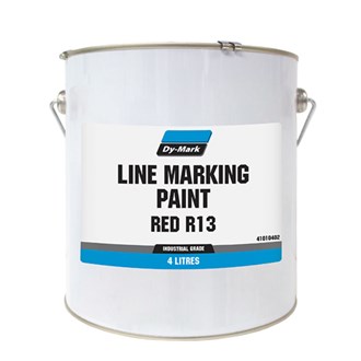 Dymark Line Marking Paint, 4 Litre Red R13