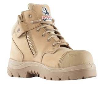 Steel Blue Ladies Parkes Zip-Side Ankle Safety Boot