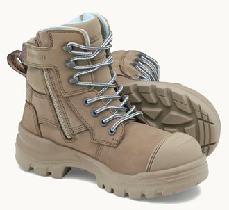 Blundstone Ladies Rotoflex Zip-Side Ankle Safety Boot