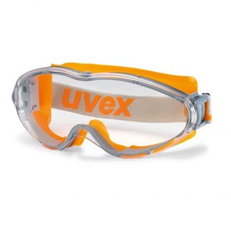 Uvex Ultrasonic Goggles with Orange Frame, Clear