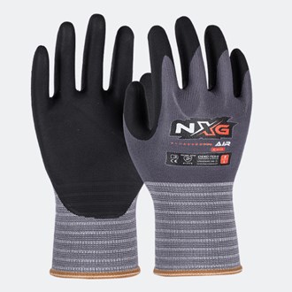 NXG Air Black Nitrile Glove