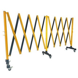 Expandable Barrier 5m x 94 cm 3 Leg + wheels