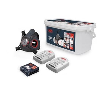 Force Typhoon 8 Half Mask Respirator Asbestos/Silica/Dust Kit With P2 Filters
