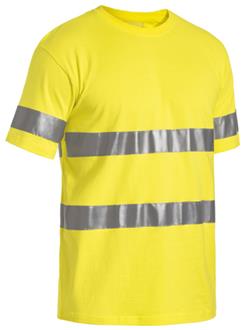 Bisley T-Shirt Cotton HiVis Taped 