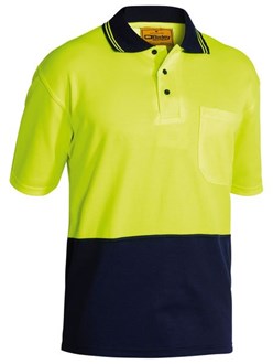 Bisley Micromesh HiVis Short Sleeve Polo