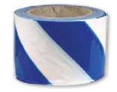 Barrier Tape 75mm x 50mtr Blue/White