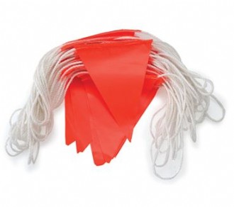 Bunting Flags Day 30m Orange