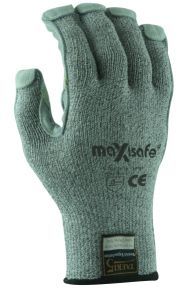 Maxisafe Glove Leather Palm Cut 5
