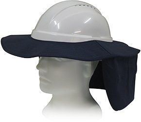 Maxisafe Hard Hat Brim with Neck Flap