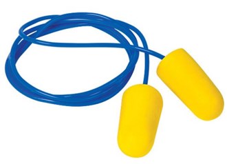 Force360 PU Earplugs Corded - Box of 100