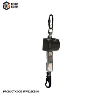 Linq Self Retracting 2.5M Webbing Lanyard with Hardware KS & SN