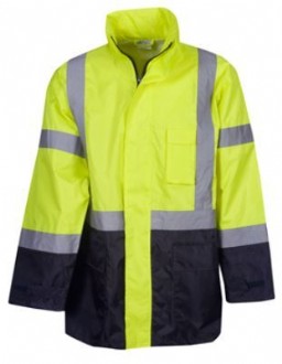 Blue Whale Rain Jacket Hi Vis Taped