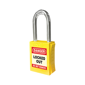 42mm Premium Padlock Pack of 2 Keyed Alike, Yellow