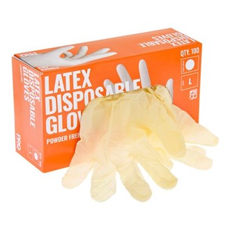 Pro Choice Glove Disposable LATEX Powder Free Box 100