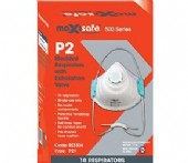 Maxisafe Dust Mask P2 + valve  Box of 10