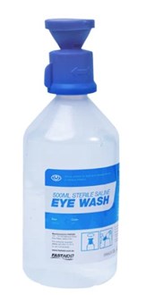 Eye Wash Solution, 500ml Bottle With Eye Shower