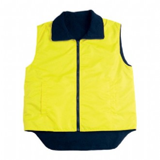 Bocini Reversible Vest Full Zip No Tape