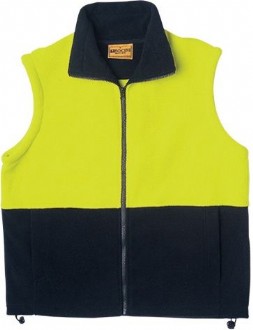 Bocini Polar Fleece Vest Full Zip