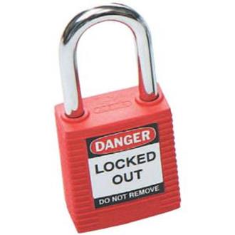 Lockout Padlock Keyed Alike Pk20, Red