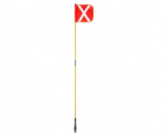 1.2mtr Whip Aerial with flag