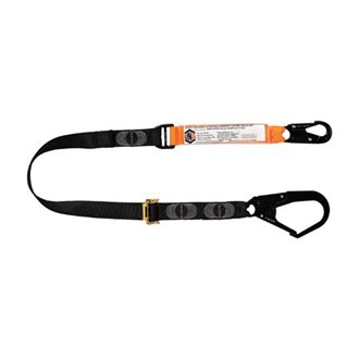 Linq Elite Single Leg Shock Absorbing 2M Adjustable Lanyard With Hardware SN & SD