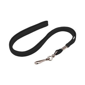 Flat Lanyard Swivel Clip Black