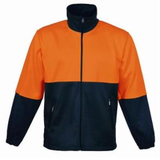 Bocini Full Zip HiVis Fleecy